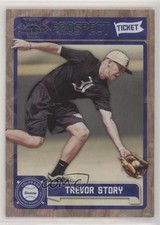 2011 Playoff Contenders Prospect Tickets Crystal Collection Trevor Story 5p5