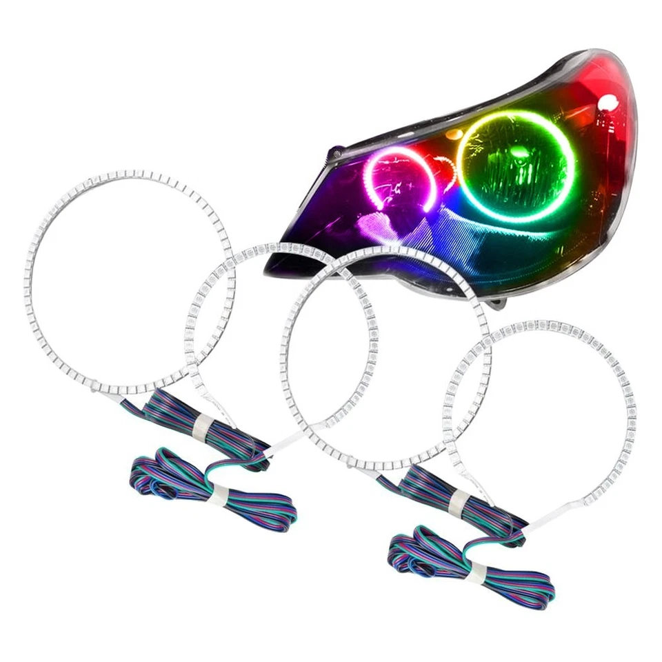 LED Halo Headlights Factory Surface Add On Custom Lights ColorSHIFT 2243-504 Foto 2 de 4