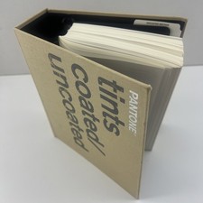 Pantone Color Tint Selector 3-Ring Binder Library of Color COATED  UNCOATED VTG