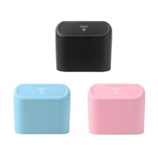 Car Trash Can Car Garbage Container Mini Auto Dustbin Garbage Organizer for Home