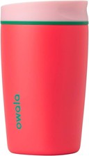 Owala SmoothSip Slider Insulated Stainless Steel Coffee Tumbler, Reusable Iced C