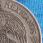 Mexico 1970 1 Peso Coin "Estados Unidos Mexicanos" - Circulated, Uncertified — photo 3