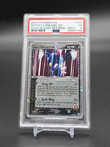 Rocket's Sneasel ex graded PSA 5 for sale on eBay