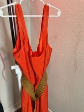 NWT New Direction Women's Orange Dress belt Size 10