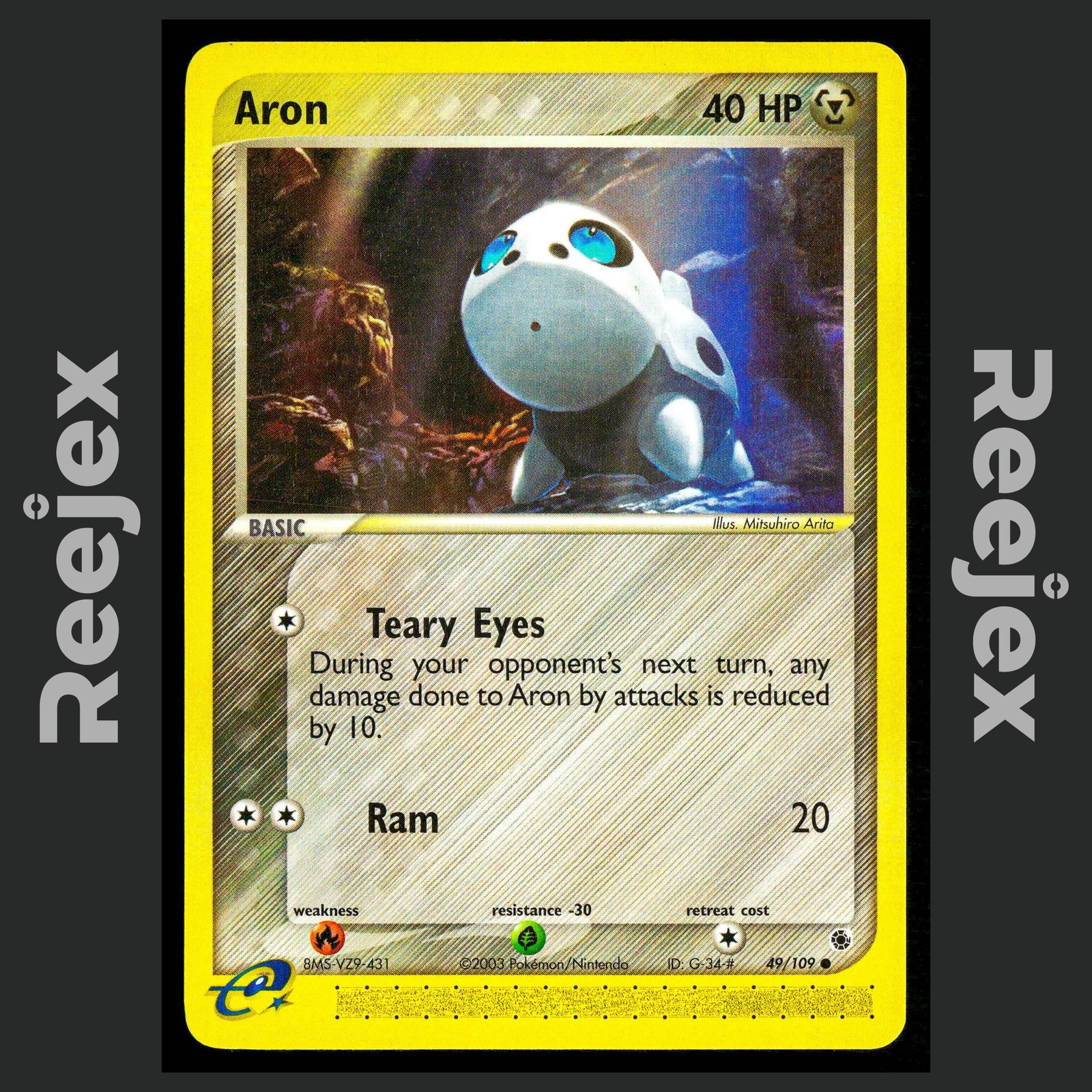 Aron - 49/109 - Common - Ruby & Sapphire - Pokemon - NM/M