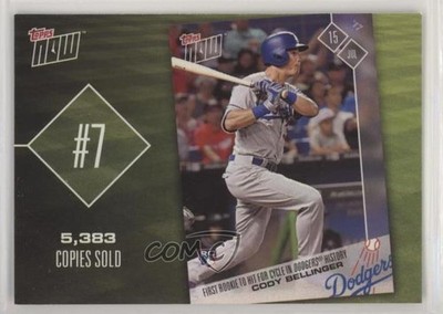 2018 Topps Now Top 10 Cody Bellinger #TN-7 c7w
