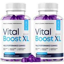 2 Pack Vital Boost XL Male Gummys Advanced Formula VitalBoost XL 120 Gummies