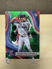 2024 Bowman's Best - Ceddanne Rafaela #14 Green Refractor /99 (RC)