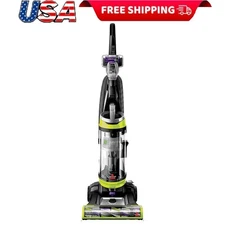 Swivel Upright Bagless Vacuum W/ Steering Powerful Pet Hair Pick Up Easy Empty
