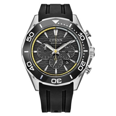Citizen Men's Endeavor Chronograph Quartz Black Dial Watch - CA4730-08E NEW