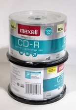 Lot of 2 50-Packs Maxell CD-R Discs 700MB 80min 48x Silver Sealed/NEW FAST SHIP