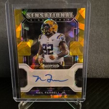 2022 Panini Prizm Draft Picks Sensational Signatures Neil Farrell Jr Auto SS-NFJ