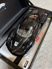 Hot Wheels 1/18 Ferrari FXX M Schumacher Spec Black Model with Serial No. 4225