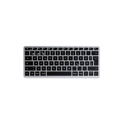 Satechi Slim X1 Mini Bluetooth Tastatur Keyboard Multimediatasten Anthrazit Akku