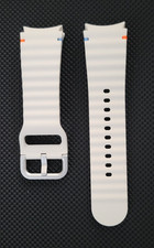 NEW OEM Cream Samsung Galaxy Watch 4/5/6/7 Sport Band 20mm Small/Med ET-SNL30