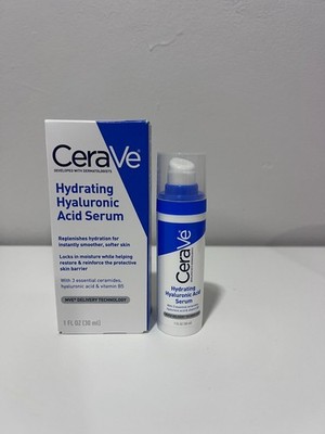 CeraVe Hydrating Hyaluronic Acid Serum 1 Fl Oz (30ml)