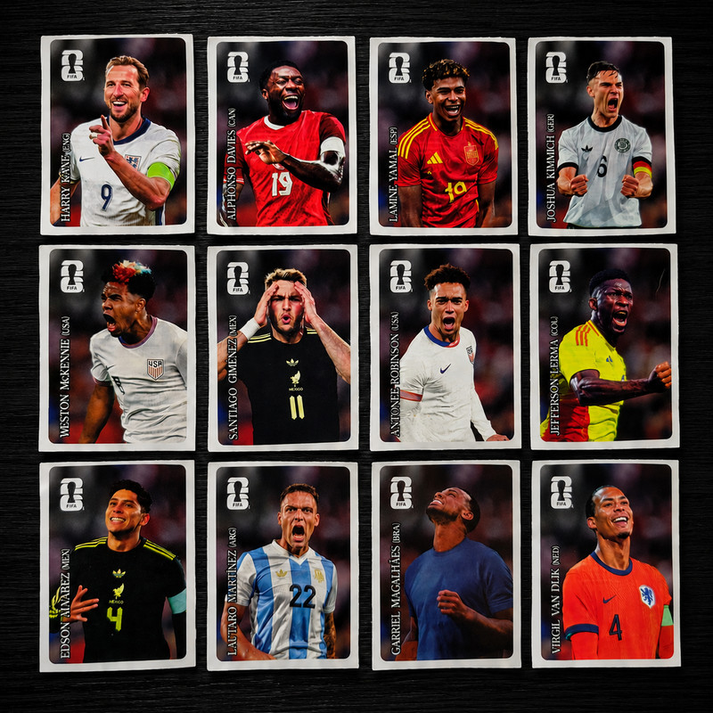 Panini FIFA World Cup 2026 Sticker Coca-Cola Full Set 12 Stickers USA Version +