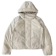 Uniqlo U Pufftech Puff Tech Parka Oversized Light Gray Women’s Size XL