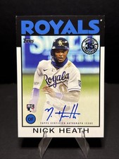 2021 Topps - 1986 Topps Baseball Autographs Series 2 Nick Heath #86B-NH (AU, RC)