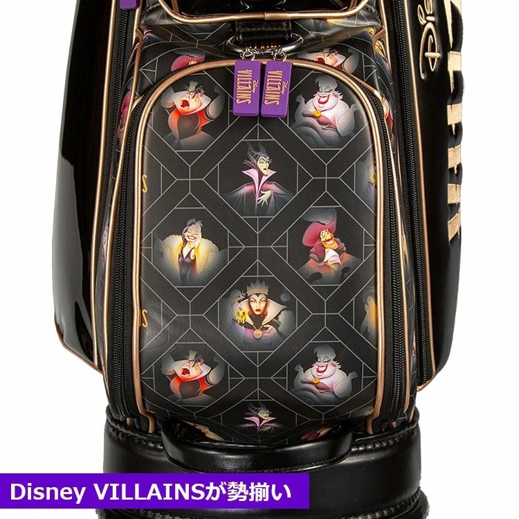 Disney Villains Golf Carry Stand Bag 9.5” 5-Way Divider Black