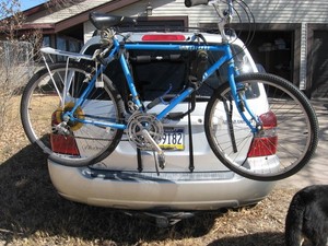 Rhode Gear Super Cycle Shuttle Bike Rack for Mountain Road Bikes Preowned 