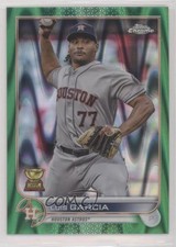 2022 Topps Chrome Sonic Green RayWave Refractor 75/99 Luis Garcia #12 v1x