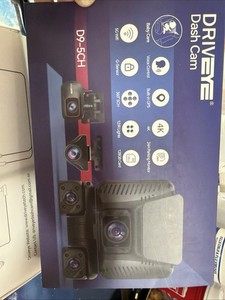 Driveye Dash Cam D9-5CH Full 360 Recording 4k Ultra HD With A Backseat Camera