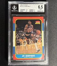 1986-87 Fleer #49 Jay Humphries BGS 6.5 w/ Subgrades (6.5, 6, 9, 9) Suns