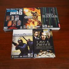 Lot Of 5 PC CD-Rom Games