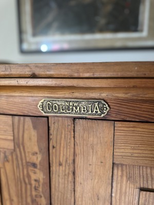 Antique New Columbia Icebox – Solid Wood, Original Hardware | eBay