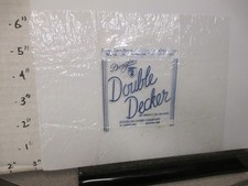 candy bar wrapper 1940s DOUBLE DECKER Douglas St Joseph MO 1 oz