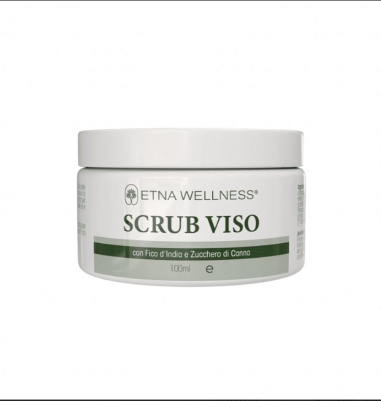 SCRUB VISO CON FICO D'INDIA E ZUCCHERO DI CANNA 