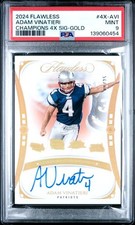 2024  FLAWLESS CHAMPIONS SIGNATURES ADAM VINATIERI GOLD 9/25