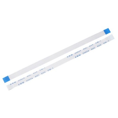 Flexible Flat Cable, 8 Pins 0.5mm Pitch 100mm FPC FFC Ribbon Cable 5Pcs(A Type)