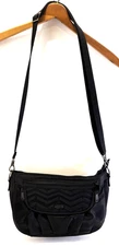 NWOT Lug Mambo Black Crossbody Shoulder Adjustable Bag RFID Blocking Travel