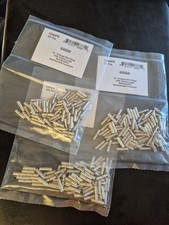  300 Non-Insulated 22-18 Gauge Seamless Butt Splice Connector Wire Terminal USA