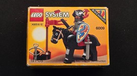 LEGO 6009 Black Knight Castle 1992 Vintage 100% Complete with Original Box & Man