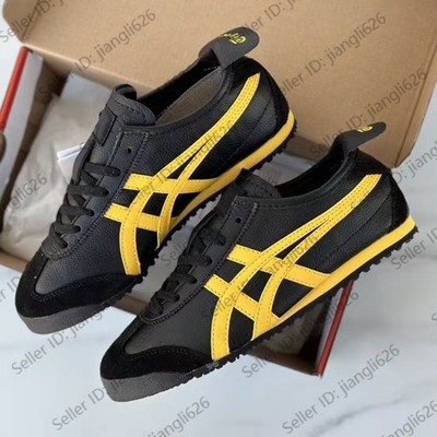 2026 Onitsuka Tiger MEXICO 66 1183A201 003 Black Yellow