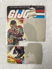 1984 Vintage GI Joe Cobra Lot Mutt & Junkyard Figure Full File Card Back Cut