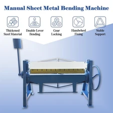 High Precision Press Brake 51'' Heavy Duty Manual Sheet Metal Bending Machine