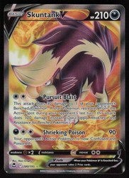 Skuntank V (Full Art) 180/195 Silver Tempest