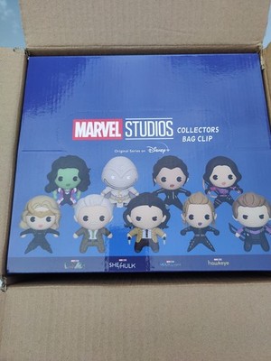 24pc Wholesale Disney+ 3D Figural Collectors Keyring Marvel Foil Pack Blind Bag