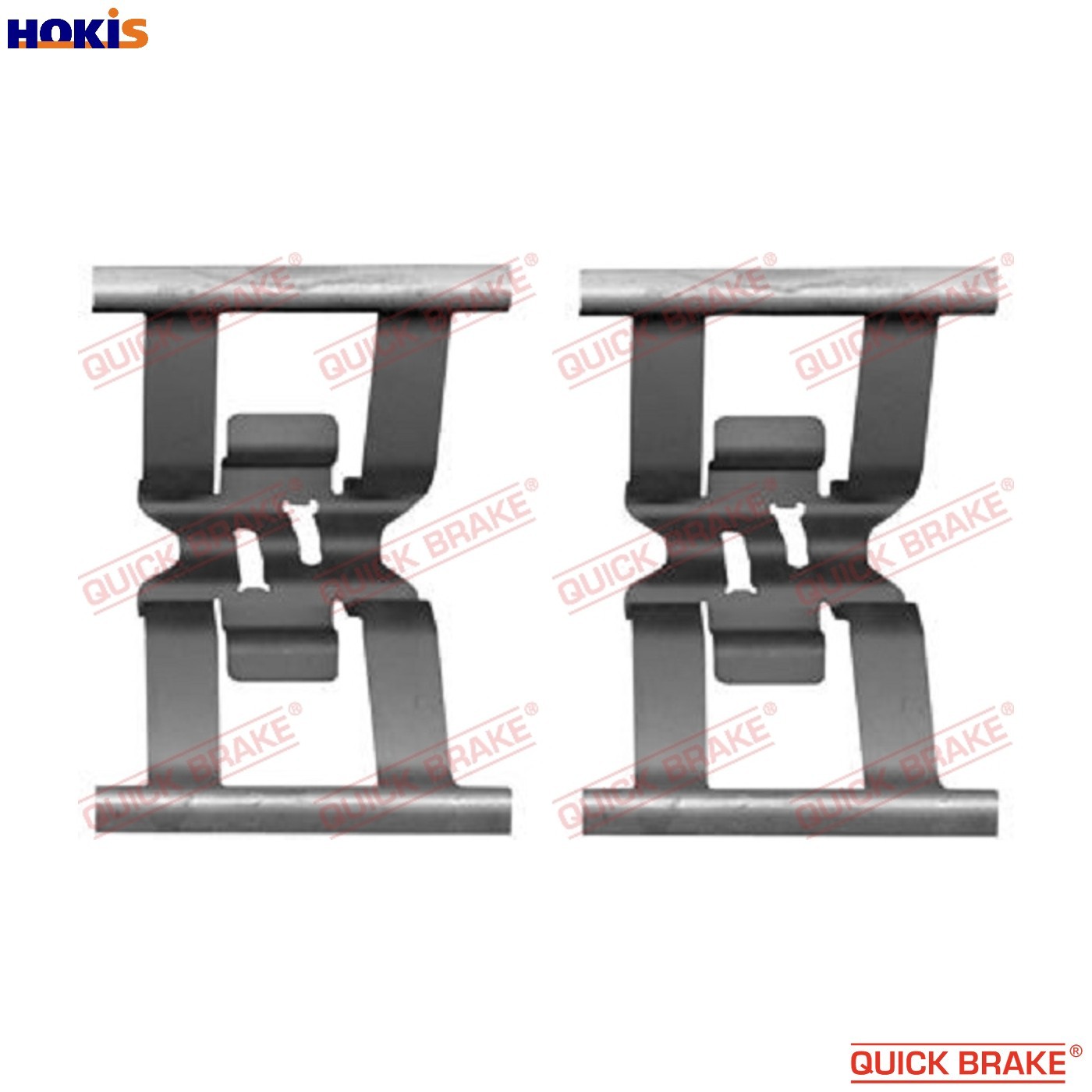 ACCESSORY KIT DISC BRAKE PAD 109-1898 FOR PORSCHE M 05.9E/MCN.RB 3.0L 6cyl