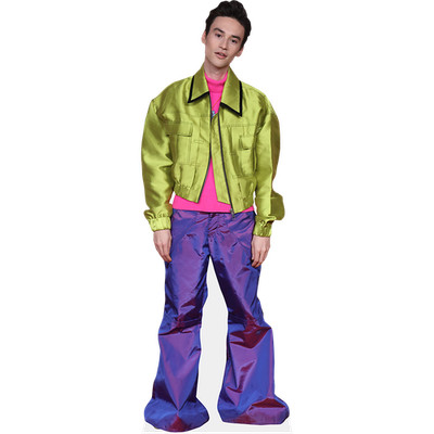 Jacob Collier (lila Hose) Minigröße Cutout