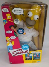 The Simpsons Interactive Talking Homer 15" Figure - New/Tested/Working - Box Dmg