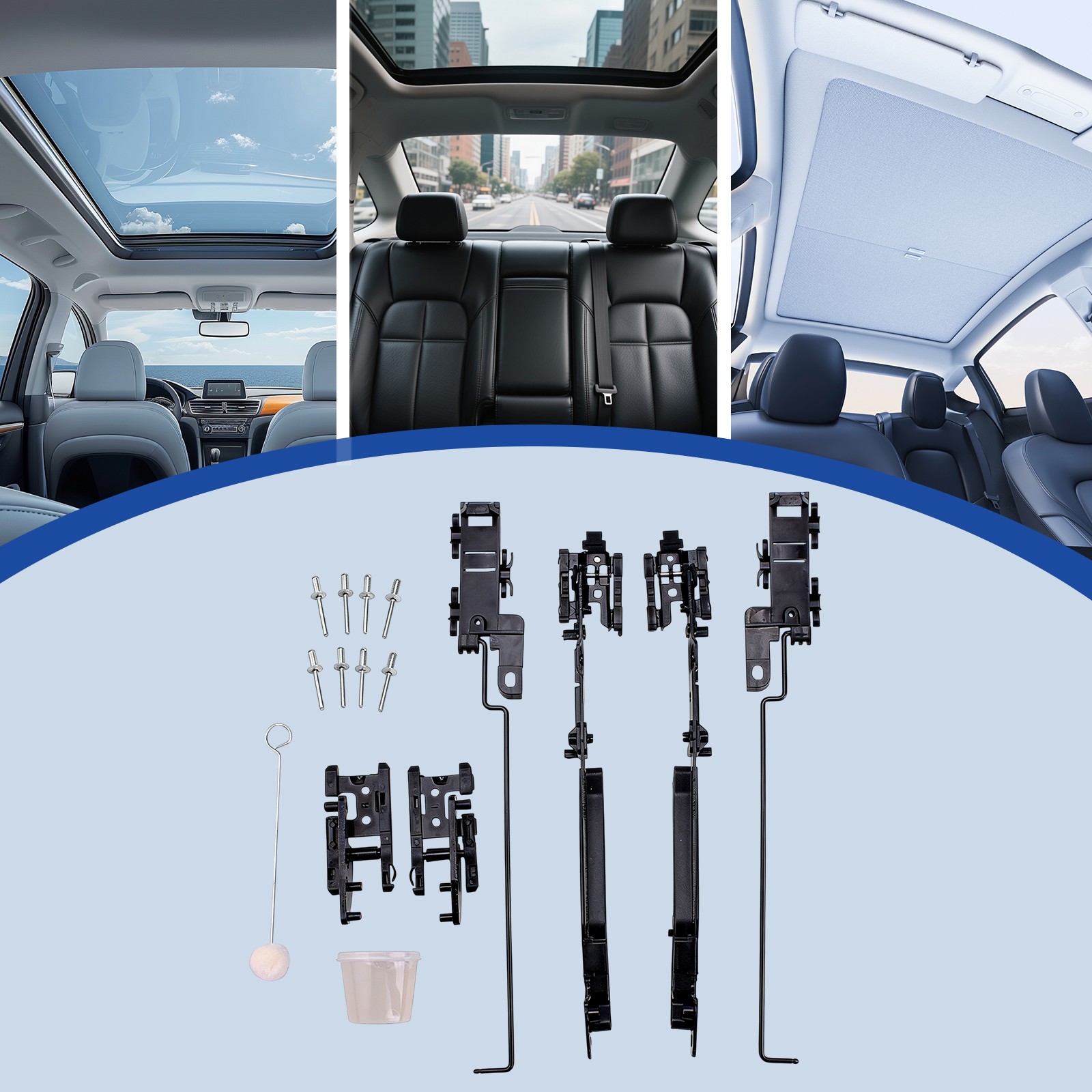 포드 F150, F250, F350용 선루프 트랙 수리 키트, 선루프 유지보수 부품 5