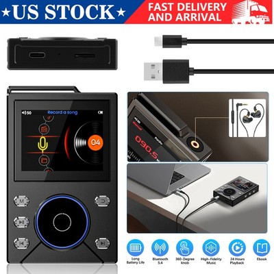 Pocket-Sized Hi-Fi 50-Hour Lossless Sound 32 GB TF Card Expansion Music Player