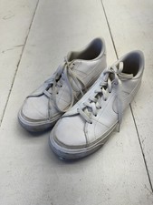 Nike Solid White Grade School Court Legacy Sneakers Boys Size 5.5