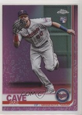 2019 Topps Chrome Pink Refractor Jake Cave #161 0w7