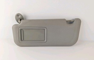 2012-2016 Toyota Yaris Driver Side Sun Visor Pair Set Gray Vinyl